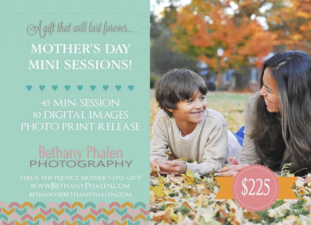 Huntersville, Charlotte, Lake Norman.  Perfect gift for Mother's Day!  